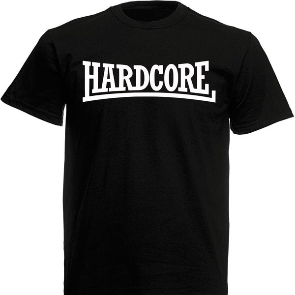 Hardcore Oldschool, T-Shirt schwarz / black