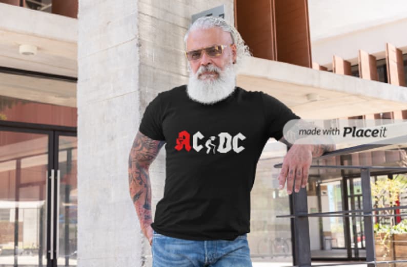 Altrocker Apotheken ACDC T Shirt Vatertag Geschenk Hardrock Metal Rock , T-Shirt schwarz black Altherren Opa Geburtstagsgeschenk Geburtstag Bild 4