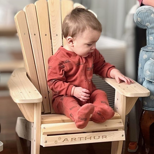 Chaise Adirondack personnalisée pour enfant. chaise pour enfant. children's chair adirondack