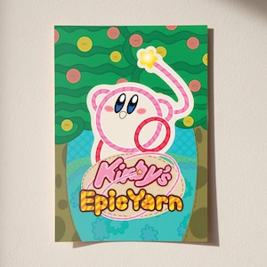 Kirby&#39;s Epic Yarn Poster