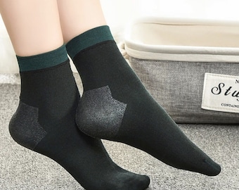 Calzini idratanti per il tallone: scudo in silicone, uso diurno - 5 paia