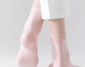 Calzini BreathNet Summer MoistureLock, confezione da 5 (donna) per prevenire talloni secchi e screpolati - Calzini idratanti per i talloni