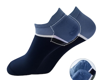 Calzini Athletic Ankle MoistureLock, confezione da 5 (uomo) per prevenire talloni secchi e screpolati - Calzini idratanti per talloni