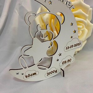 Natalicio oso personalizado