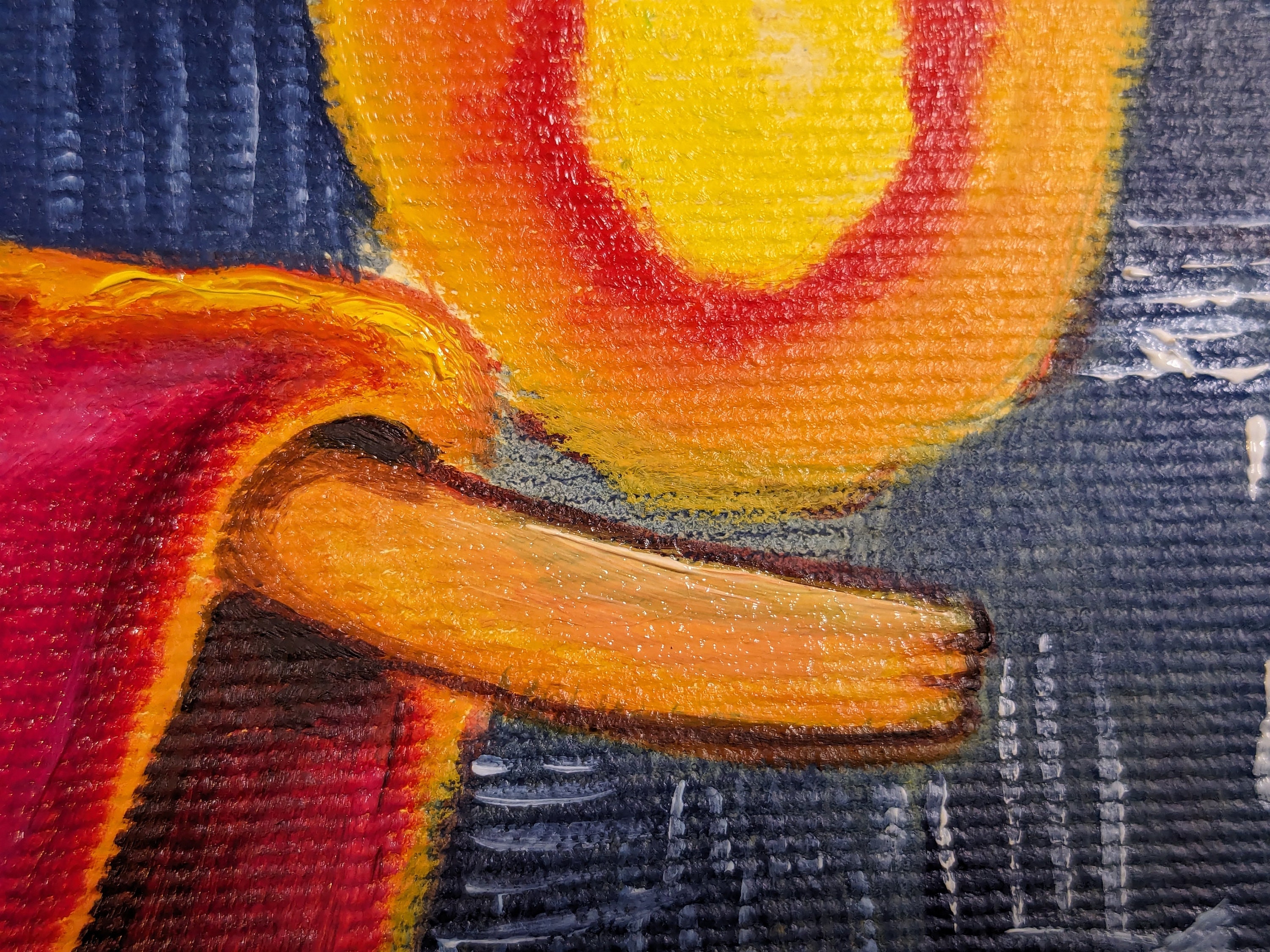 Adventure Time Oil Painting on Canvas - Wizard - Original Handmade
