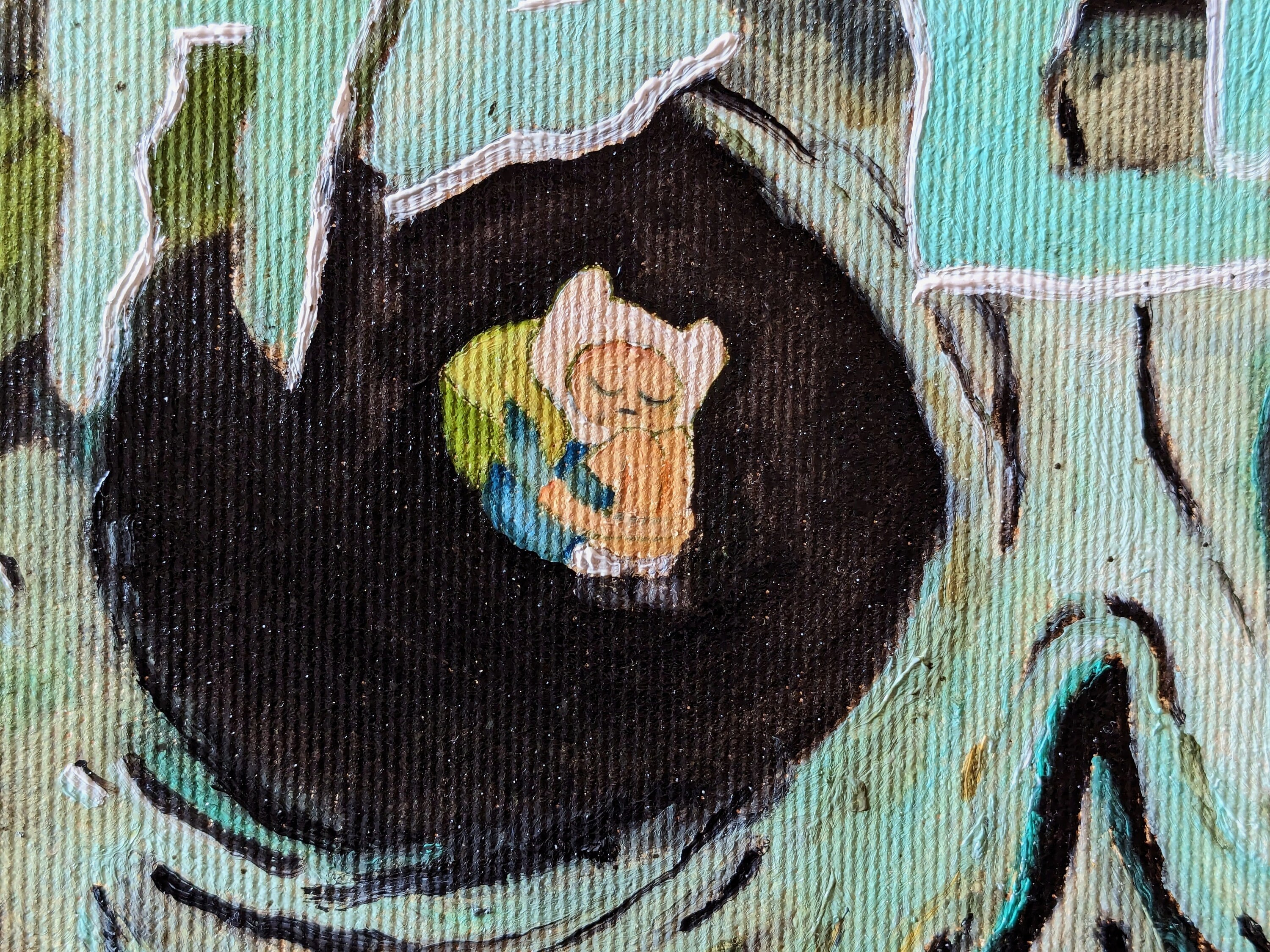 Adventure Time Oil Painting on Canvas - the Lich - Original