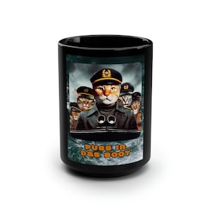 Puss in Das Boot Mug