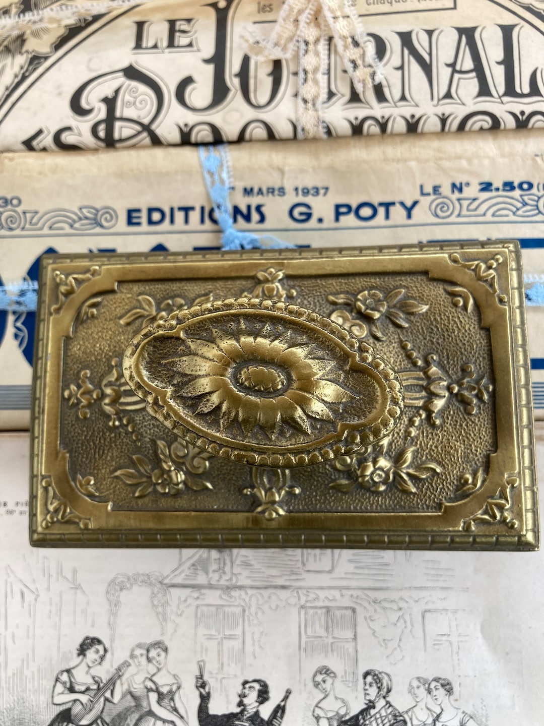 Antique Ink Blotter Hand Blotter by J.H. Depose 114 Circa Etsy