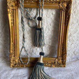 Vintage French Embrasses - Curtain Tassel with Cord - Double