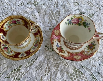 ロイヤルアルバート レディーハミルトン 1940年代 ティーカップ