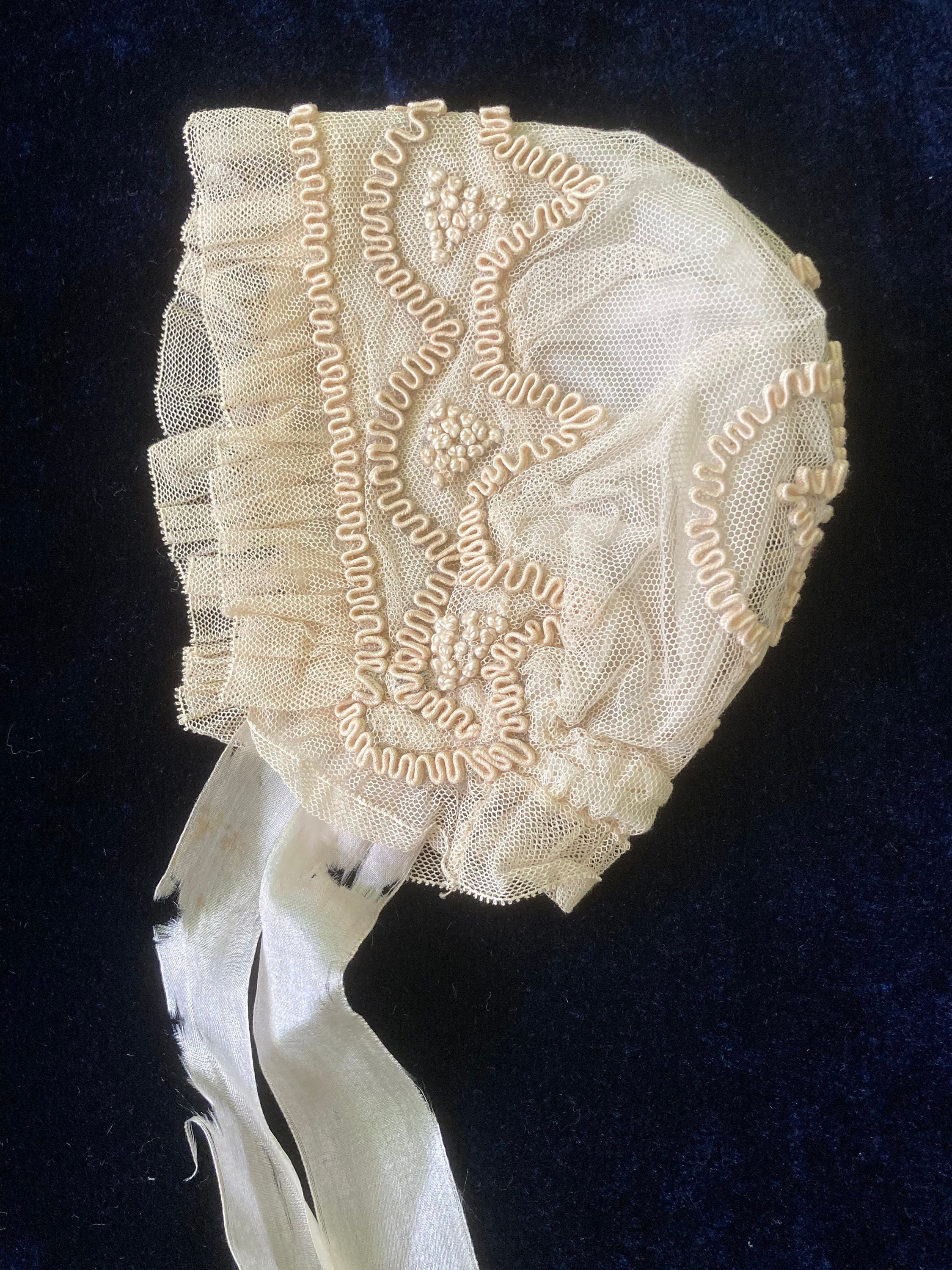 Antique doll bonnet - Etsy 日本