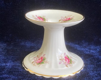 Lavender Rose vintage Royal Albert candlestick. Vintage from England 1950