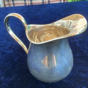 Pot à lait en métal d'origine Wellner A-G 13 Berlin Wannzee E.V.