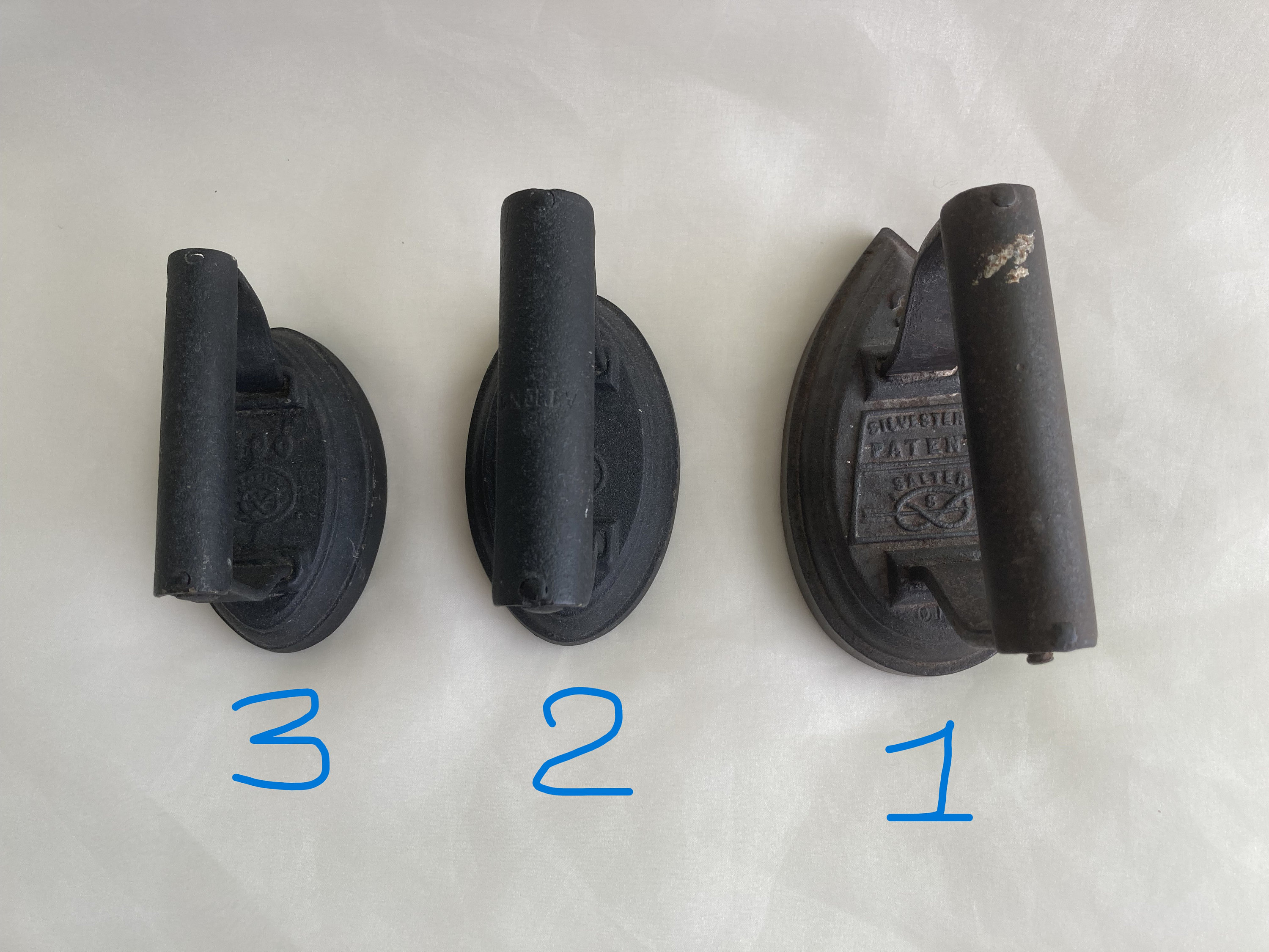 Antique Cast Iron Irons Salter No. 2, No. 0, No. 000 - Etsy