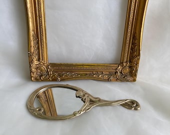 Antique Art Nouveau Hand Mirror