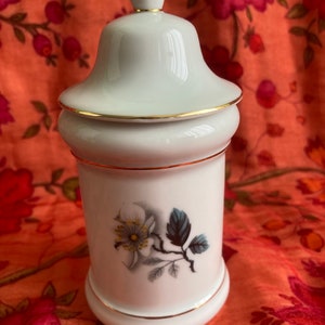 Tocador de Limoges, tarro de porcelana. Añada 1950-1970