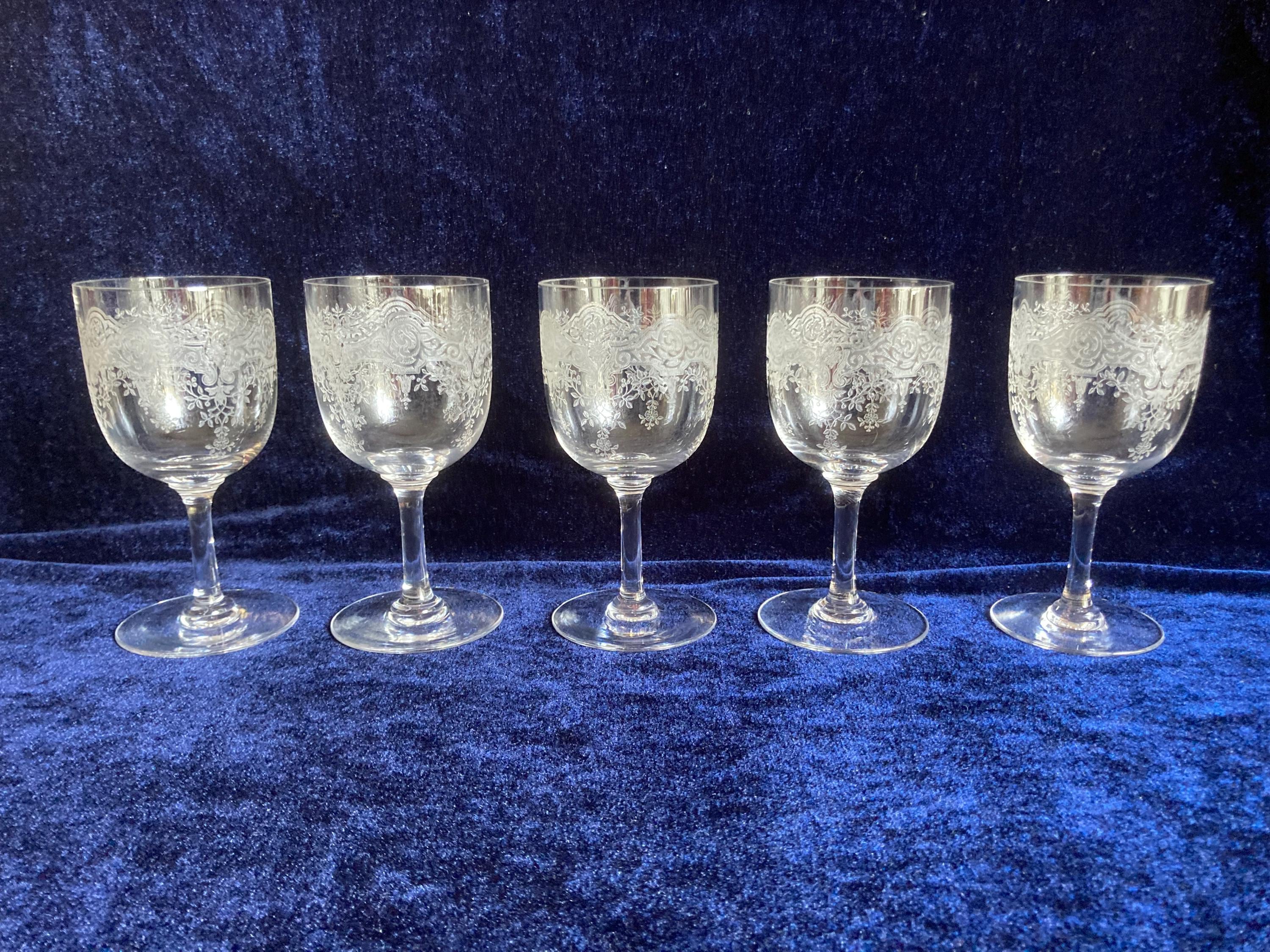 フランス オ—ルドバカラ ワイングラス 「メディシス」 フランス オ—ルドバカラ ワイングラス 「メディシス」