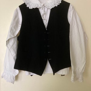 Antique French Mens Waistcoat 1900s-1920s
