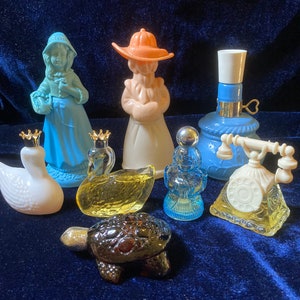 Perfume Collection From AVON Pieces Figural Perfume Bottles