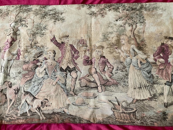 tapisserie des Gobelins scène de chasse