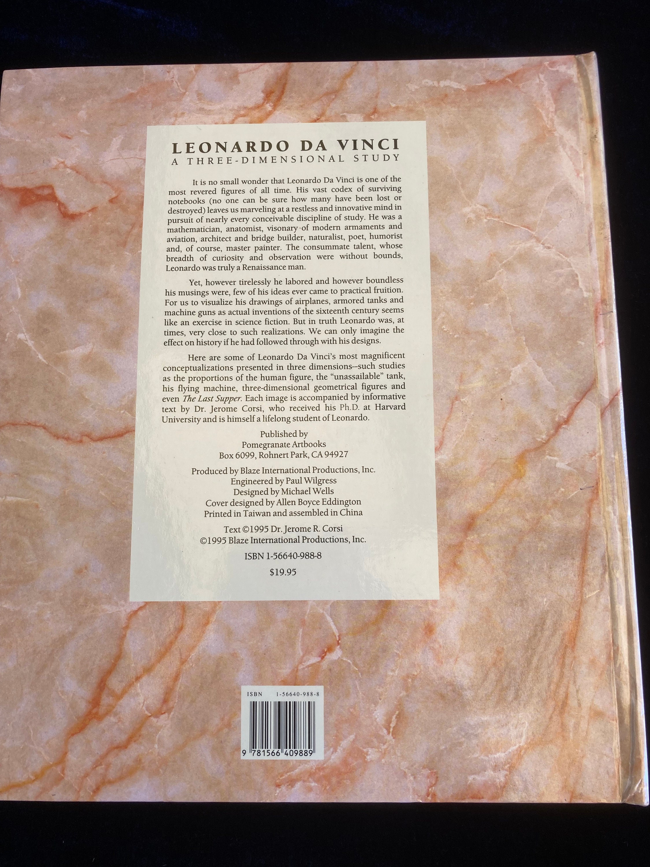 Leonardo Da Vinci A Three Dimensional Study Vintage 1995 - Etsy