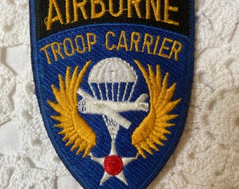 Vtg Original WW2 US Army Airborne Command Patch Military