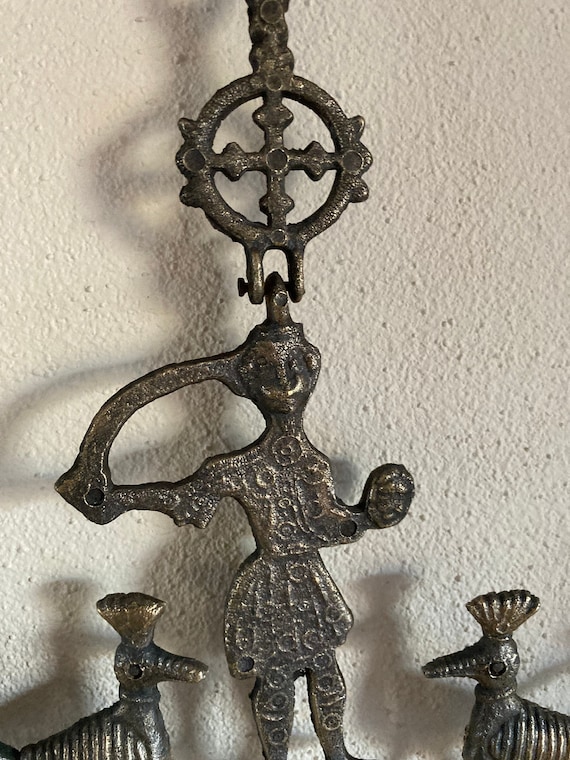 1960 年代のヴィンテージ壁掛け燭台真鍮ビザンチン クロス - Etsy 日本
