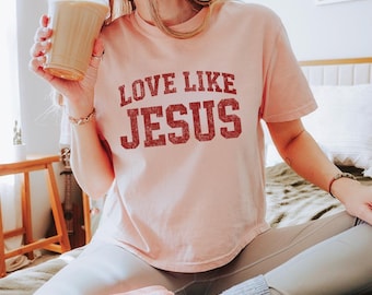 Love Like Jesus PNG, Christian PNG, Jesus PNG, Christian Shirt Design, Bible Faith Quote png