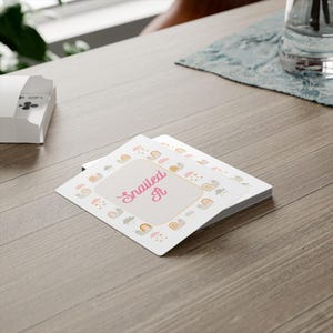Jeu de cartes pour enfants sur le thème des escargots pour des soirées jeux amusantes, cadeau unique, design escargot, parfait pour se réunir entre amis