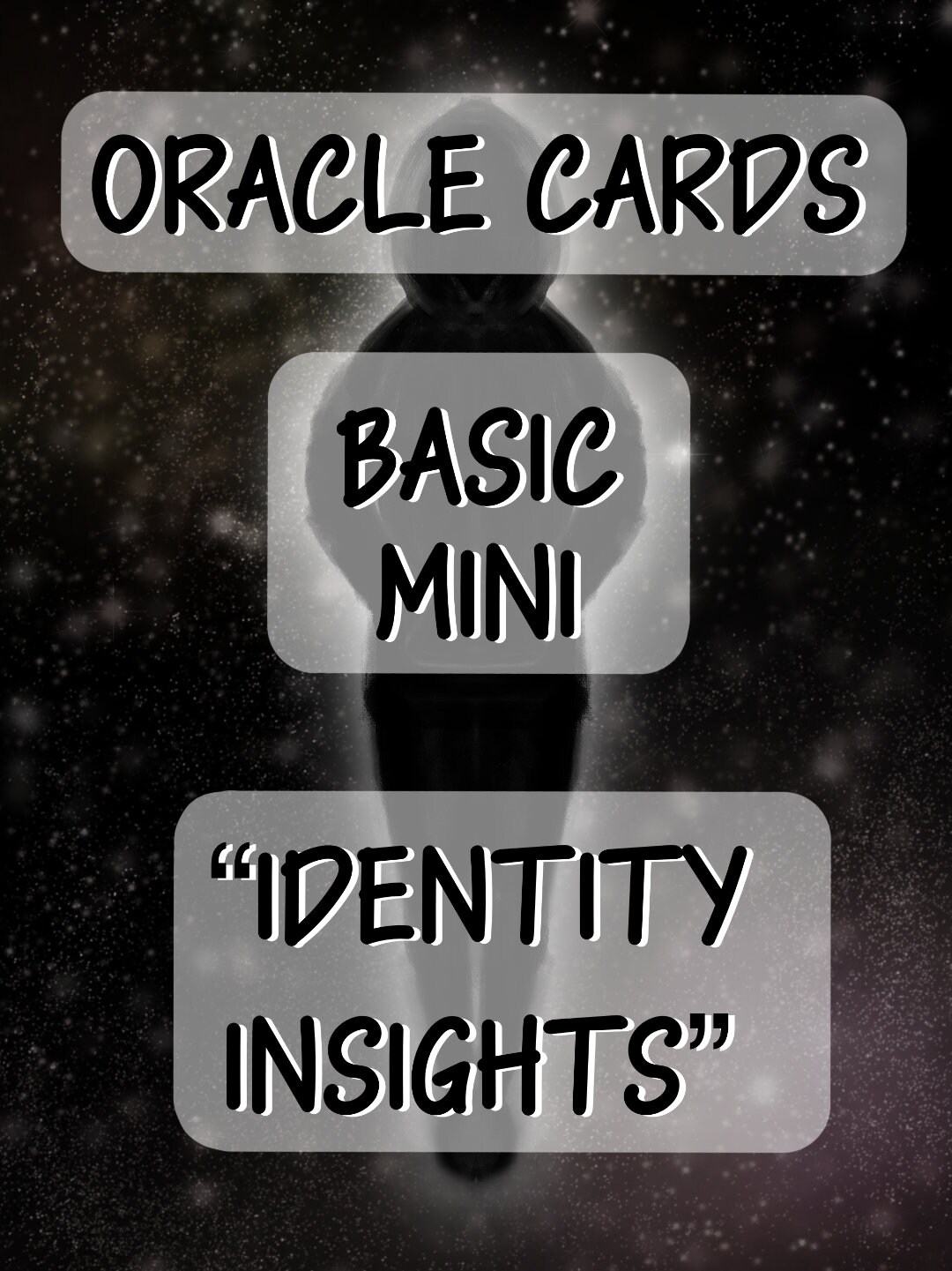 Printable Basic Mini Oracle Cards identity Insights Print From Home Pdf ...