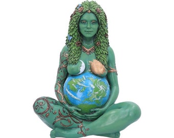 Gaia Mother Earth Statue Resin Mother Figurine,Mama Earth Goddess