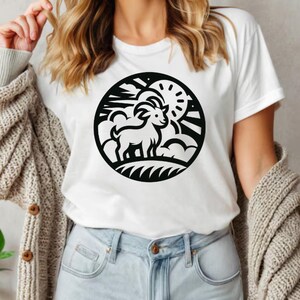 Natures Goat Premium Cotton Tee - Eco-Friendly Outdoor Hiking Shirt, Earthy Vibes Unisex Tee, Multiple Colors, Breathable Sustainable Top