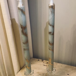 Mikasa Crystal Candle Holder Pair
