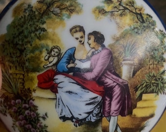 Vintage Imperial Porcelain Dresser Box