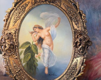 Vintage Victorian Era Aphrodite Painting