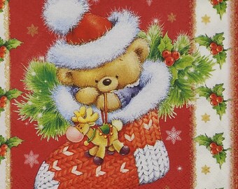 トムテクリスマス ノーム ペーパーナプキン４枚 ペーパーナプキン (ドイツ製) クリスマス 303753 | paperstory
