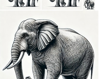 Indian Elephant Rice Paper: A4 Decoupage Paper, Scrapbooking