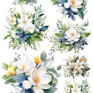 Ramos de flores blancas, papel de arroz para decoupage, papel para hacer tarjetas, suministros para técnicas mixtas, papel de arroz con hermosas flores, proyecto de decoupage