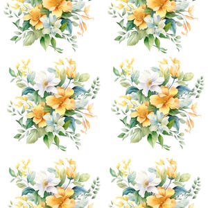 Papel de arroz para decoupage, collage de flores A4, suministros para técnicas mixtas, hermoso papel floral, proyecto de manualidades, obra de arte, papel de arroz morera