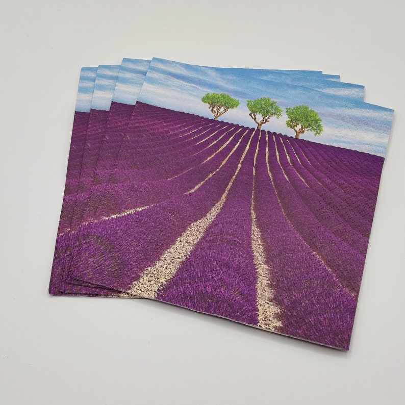 thumbnail image 2 of Lavender Solid Luncheon Paper Napkins - 6.5\" X 6.5\" (20 Ct) - Elegant & Durable Design - Perfect For Parties, Events & Celebrations 2 of 11