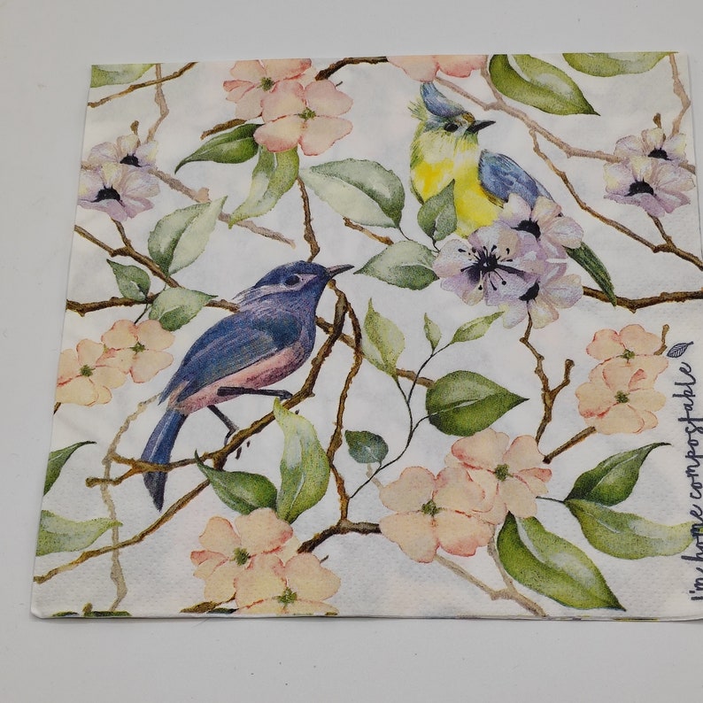 4 X Paper Napkins Serviettes for Decoupage Craft Collage DIY Projects