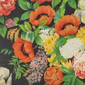 4 servilletas de papel de flores de verano para decoupage Craft Collage Journal Crafting Ephemera Decopatch Art, PAW NAPKINS COLLECTION