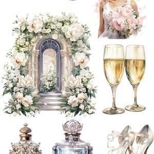 Papel de arroz para decoupage, papel de acuarela para decoupage con motivos de ceremonias de boda, papel de arroz A4 con motivos artísticos para bodas, papel con motivos de bodas