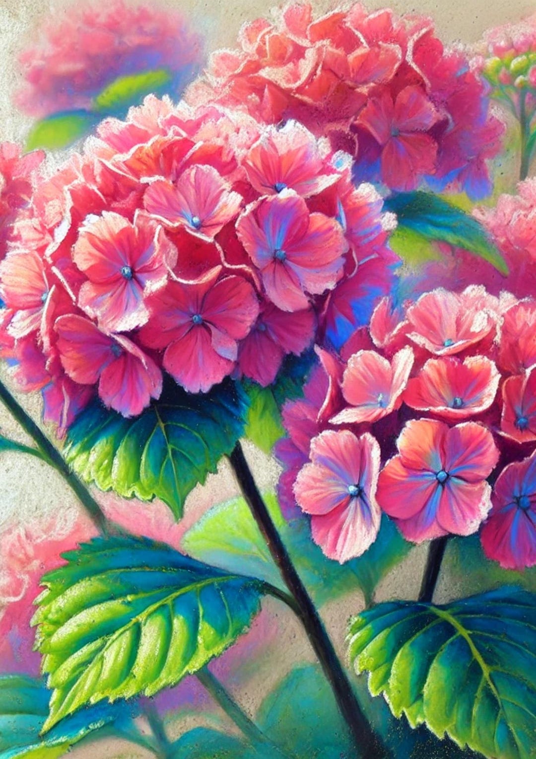 Hydrangea Rice Paper Pink Hydrangea Rice Paper: Decoupage, Scrapbooking, Card Making (A4) - Etsy