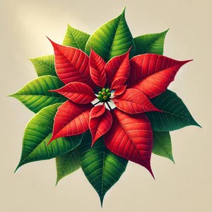 Papel de arroz con flores de Pascua rojas para decoupage, álbumes de recortes, papel para diarios artísticos, diarios basura, papel de arroz con flores de Pascua, papel para decoupage navideño único