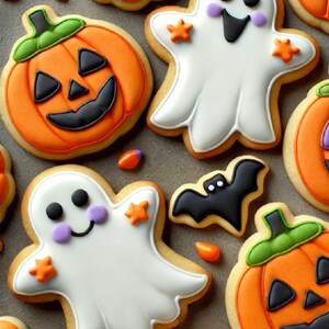 Halloween Sweets Rice Paper for Decoupage: Junk Journal Scrapbooking (A4 Single Sheet)