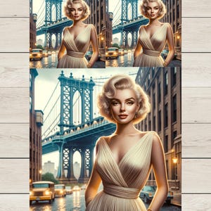 Marilyn Monroe Rice Paper: Vintage Hollywood Decoupage Paper