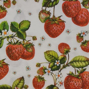 20 tovaglioli di carta per il pranzo con piante di fragole, confezione da 20 tovaglioli per feste, artigianato effimero, arte decopatch, celebrazioni, regalo per feste di nozze