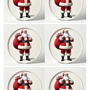 Rice Paper for Decoupage, Santa Clause Collage Sheet, Christmas Rice Papers, Junk Journal, Mixed Media, Journaling, Cardmaking, 1 A4 Size