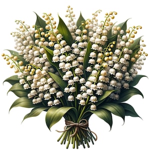Papier de riz muguet pour découpages créatifs, scrapbooking, collage, art - Papier de riz décoratif pour projets de bricolage mixtes